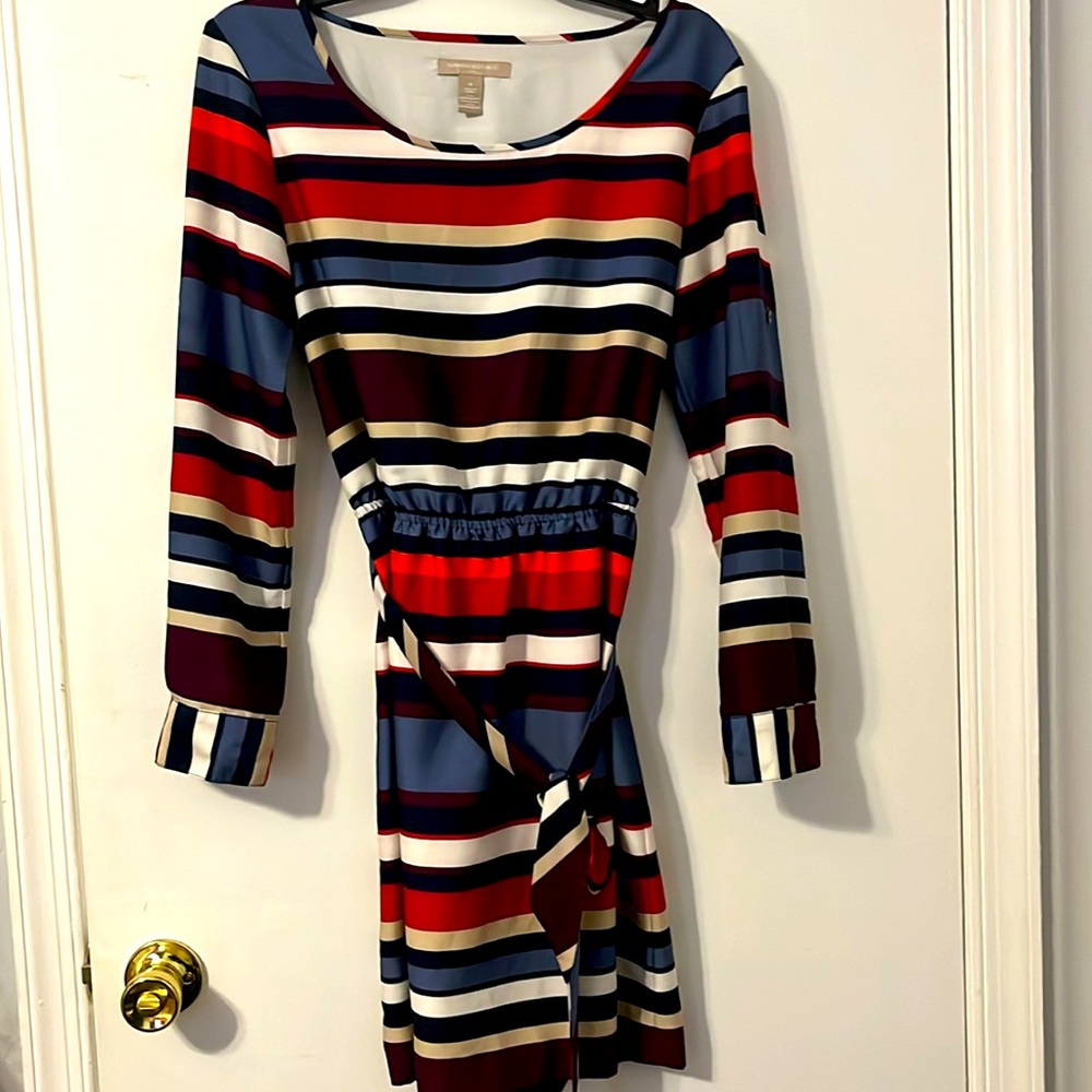 Banana Republic Striped Dress Size 4 multi colored